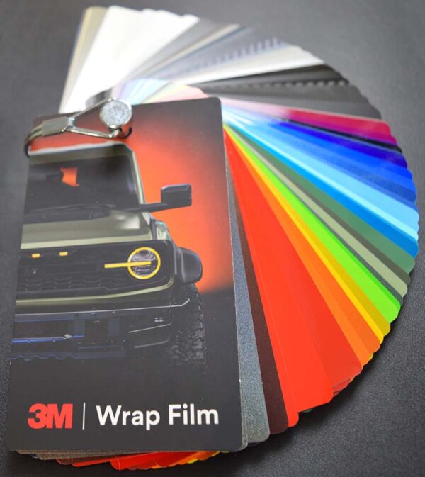 3M Wrap Film Swatch Book 2080 Series 2024 New Colours