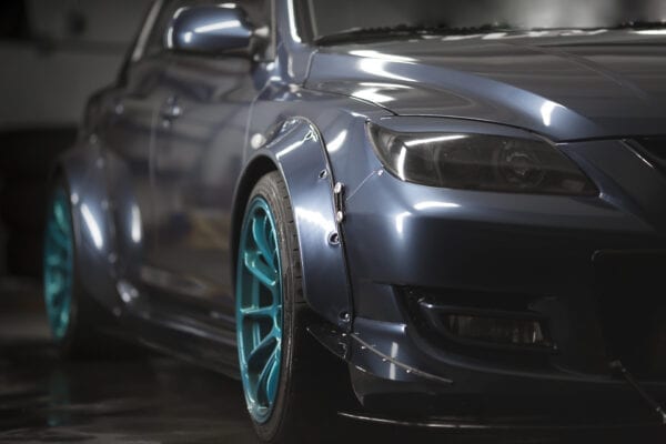 3M 1080-GP291 Gloss Glacier Gray on a Subaru Impreza