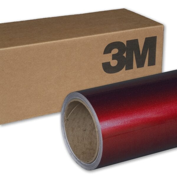 3m 2080-G203 Gloss Red Metallic Wrap Film Roll