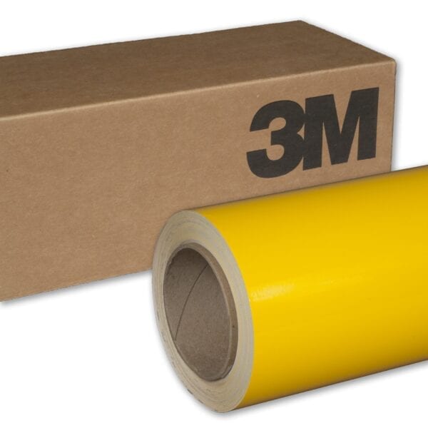 3M 2080-G25 Gloss Sunflower Yellow Wrap Film Roll