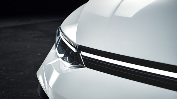 3M Protection Wrap Film PWF-G10 Gloss White render on a Golf