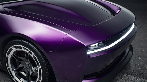 3M Protection Wrap Film PWF-G248 Gloss Viola render on a Charger