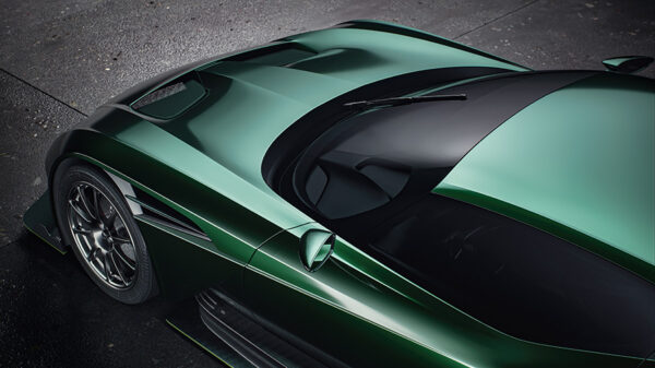 3M Protection Wrap Film PWF-GP276 British Racing Green render on a Vulcan