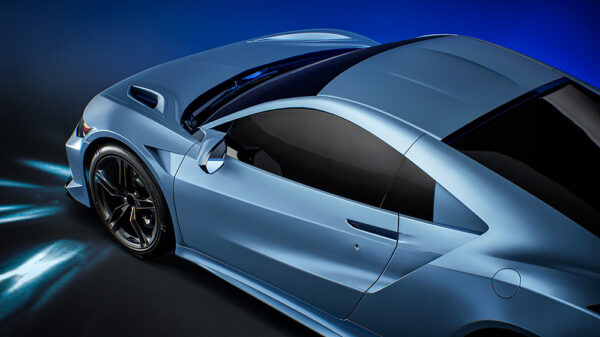 3M™ Wrap Film 2080-S87 Satin Lunar Blue - Image 2